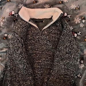 Fluffy, insulated sweater